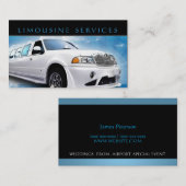 Limousinen, Limo-Services, Fahrerkarte Visitenkarte (Vorne/Hinten)