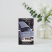 Limousinen-Limousinen-Fahrer-Visitenkarte Visitenkarte (Stehend Vorderseite)