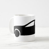 Limousinen-Silhouette Kaffeetasse (Vorderseite Links)