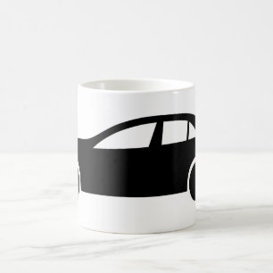 Limousinen-Silhouette Kaffeetasse