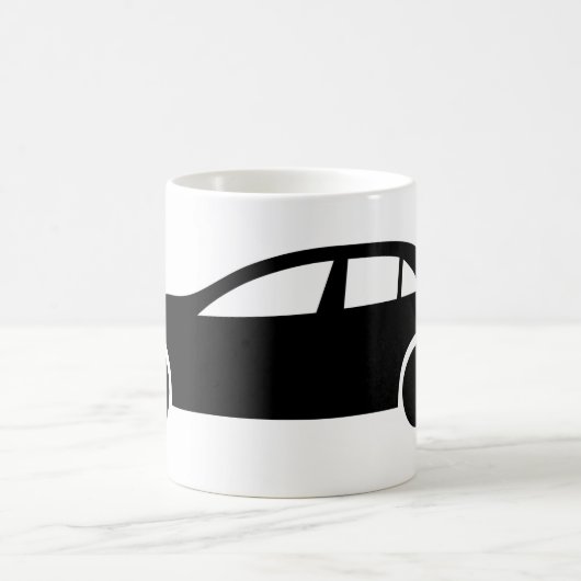 Limousinen-Silhouette Kaffeetasse (Mittel)