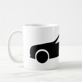 Limousinen-Silhouette Kaffeetasse (Links)