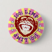 Limp 100% Funny Funky Monkey Abzeichen Button (Vorderseite)