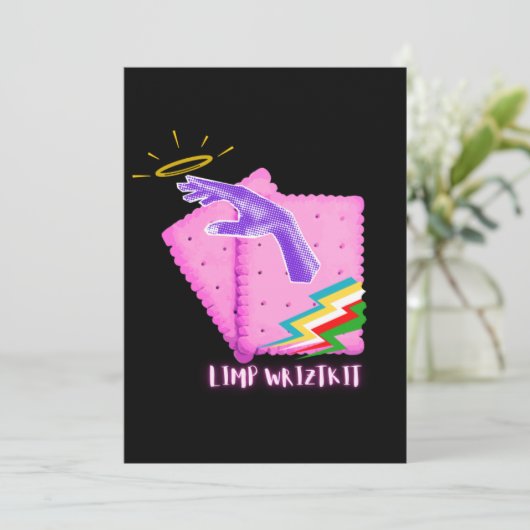 Limp Wrizket Einladung (Stehend Vorderseite)
