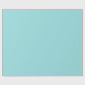 Limpet Muschel Blue Green Spring Season Solid Colo Geschenkpapier (Flach)