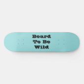 Limpet Muschel Blue Green Spring Season Solid Colo Skateboard (Horizontal)