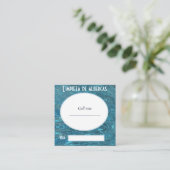 Limpiezas de albercas quadratische visitenkarte (Stehend Vorderseite)