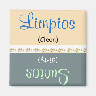 Limpios /Sucios Geschirrspülmaschine /Lavaplatos M Magnet