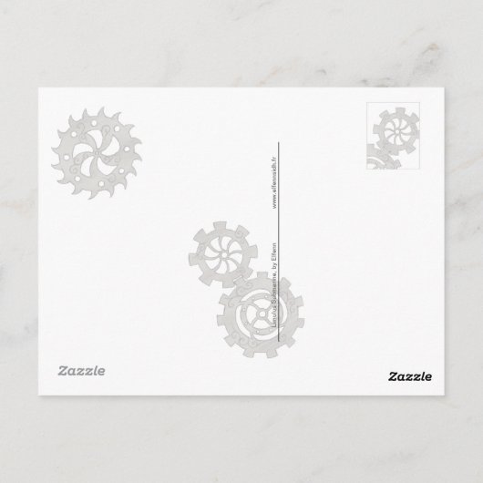 Limulus U-Boot Postkarte (Rückseite)