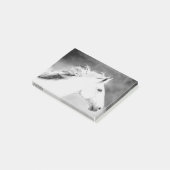 LIN26BW Mähne im Wind.tif Post-it Klebezettel (angewinkelt)