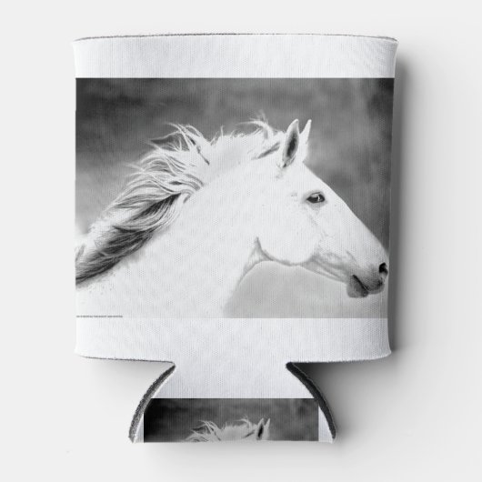 LIN26BW Mane in the Wind.tif Dosenkühler (Vorderseite)