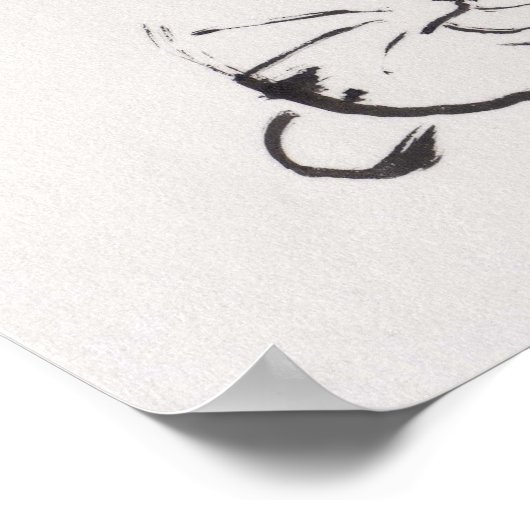 Lin Lis Kunstdruckerei: Katzen schlafen Poster (Ecke)