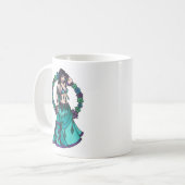 Lina Blume Goddess Belly Dancer Art Kaffeetasse (Vorderseite Links)