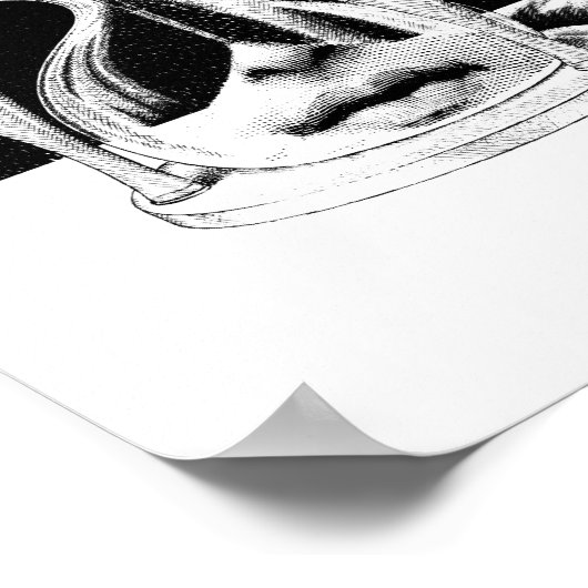 Lina Cavalieri Hourglass Poster (Ecke)