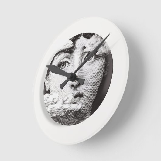 Lina cavalieri runde wanduhr (Winkel)