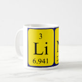 Lina Periodenname Tasse (Vorderseite Links)