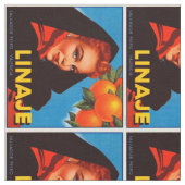 Linaje Citrus Stoff (Nahaufnahme)