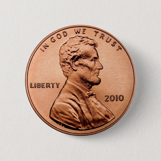 LINCOL PENNY BUTTON (Vorderseite)