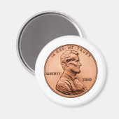 LINCOL PENNY MAGNET (Vorderseite/Rückseite)