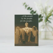 Lincoln 1 postkarte (Stehend Vorderseite)