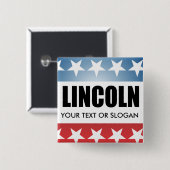 LINCOLN 2010 BUTTON (Vorne & Hinten)