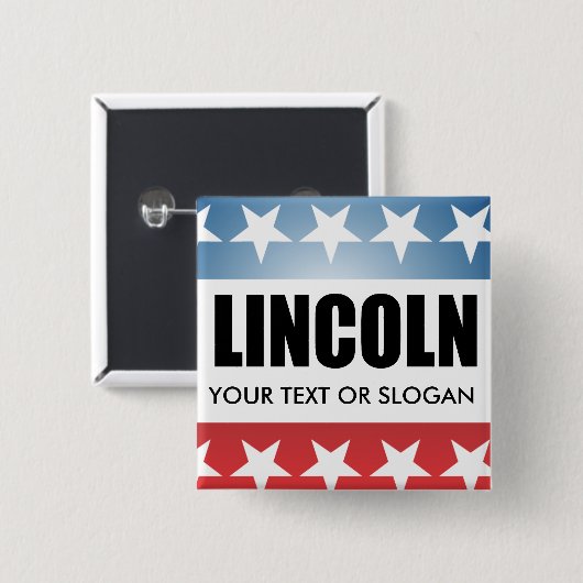 LINCOLN 2010 BUTTON (Vorne & Hinten)