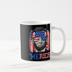 Lincoln 4. Juli Merica Männer Frauen amerikanische Kaffeetasse