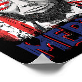 Lincoln 4. Juli Merica Männer Frauen amerikanische Poster (Ecke)