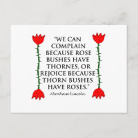 Lincoln: auf Thornes und Rose (zwei Rose).