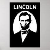 Lincoln Black und White Poster (Vorne)