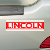 Lincoln Briefmarke Autoaufkleber (Auf Auto)