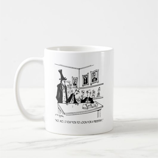 Lincoln-Cartoon 5488 Kaffeetasse (Links)