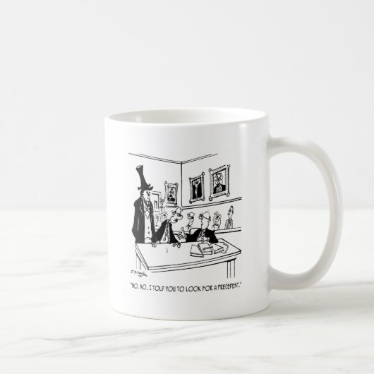 Lincoln-Cartoon 5488 Kaffeetasse (Rechts)