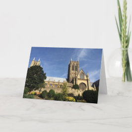Lincoln Cathedral Greetings Card Karte