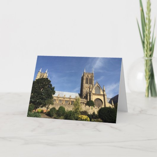 Lincoln Cathedral Greetings Card Karte (Vorderseite)