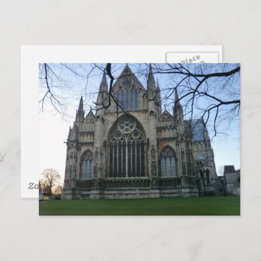 Lincoln Cathedral Postkarte (Vorne/Hinten)
