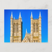 Lincoln Cathedral Postkarte (Vorderseite)