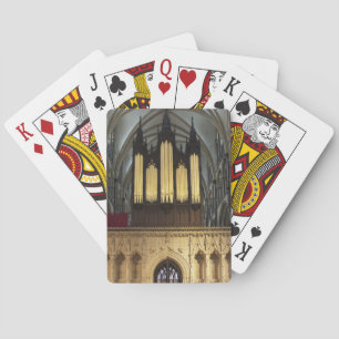 Lincoln Cathedral spielt Karten Spielkarten