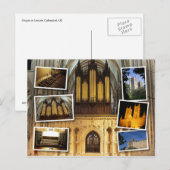 Lincoln Cathedral, UK-Postkarte Postkarte (Vorne/Hinten)