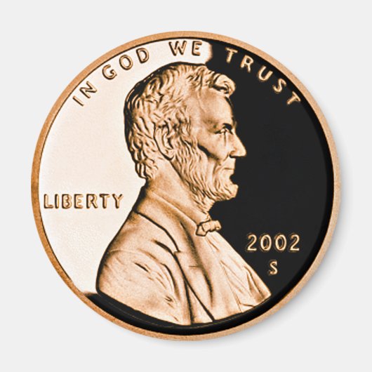 Lincoln Cent 2002 Klassiker Magnet (Vorne)