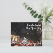 Lincoln Center New York City NYC Fotografy Postkarte (Stehend Vorderseite)