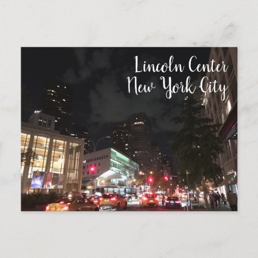 Lincoln Center New York City NYC Fotografy Postkarte (Vorderseite)