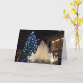 Lincoln Center's Christmas Tree - Karte (Gelbe Blume)