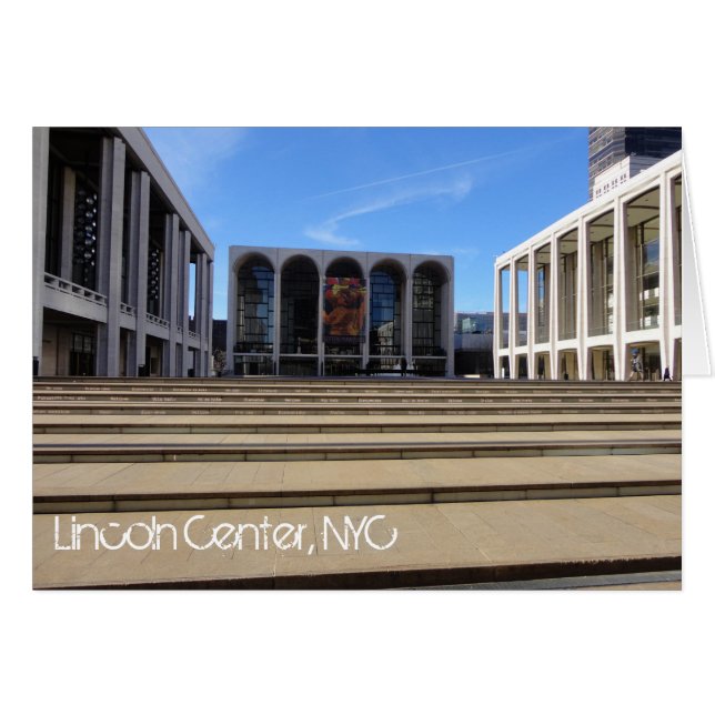 Lincoln Centre New York City NYC Upper West Side (Vorderseite (Horizontal))