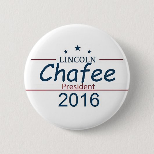 Lincoln CHAFEE 2016 Button (Vorderseite)