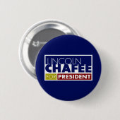 Lincoln Chafee für Präsident V1 Button (Vorne & Hinten)