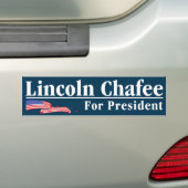 "Lincoln Chafee für Präsidenten Autoaufkleber (Auf Auto)