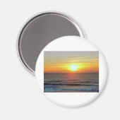 Lincoln City, Oregon - Sunset Magnet (Vorderseite/Rückseite)