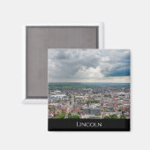 Lincoln Cityscape Magnet (Vorderseite/Rückseite)