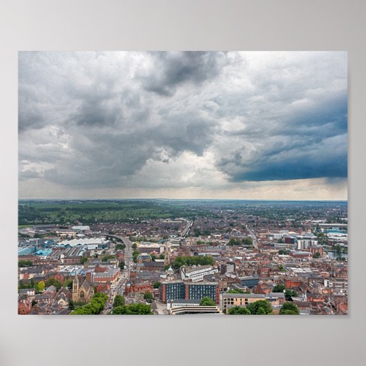 Lincoln Cityscape Poster (Vorne)